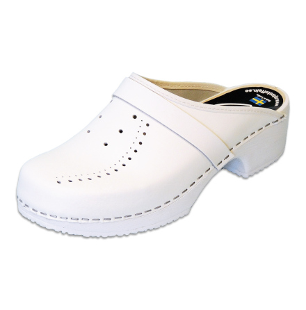 Puukengt Classic White Perforoitu PU Naiset